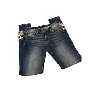 Miss Me Jeans‎ Ankle Skinny Size 27 Embroidered